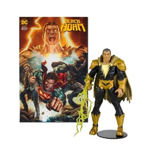NEW! Black Adam Page Punchers 7" Figure / Black Adam Comic Book - Picture 12 of 13